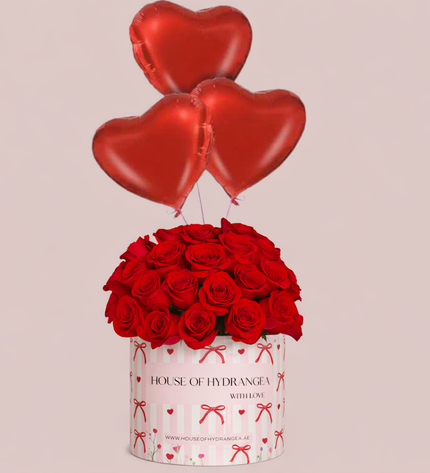 RED ROSES - RED HEART