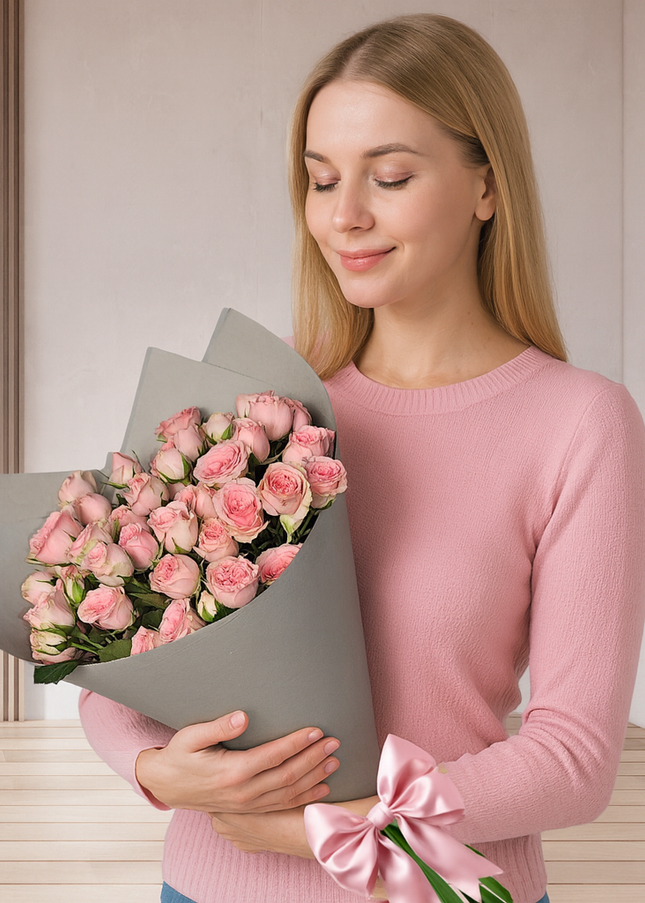 Pink Petit Flowers – Charming Petite Bouquet | Buy Bouquet Online Dubai