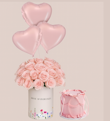 Pink cake combo
