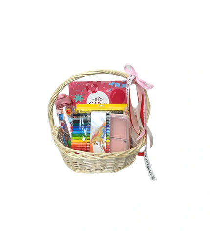 PINK BACK TO SCHOOL HAMPER