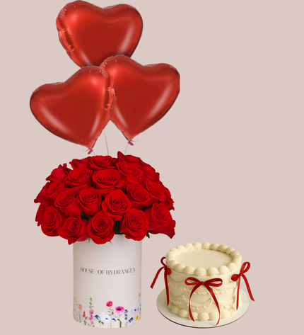 Red cake combo