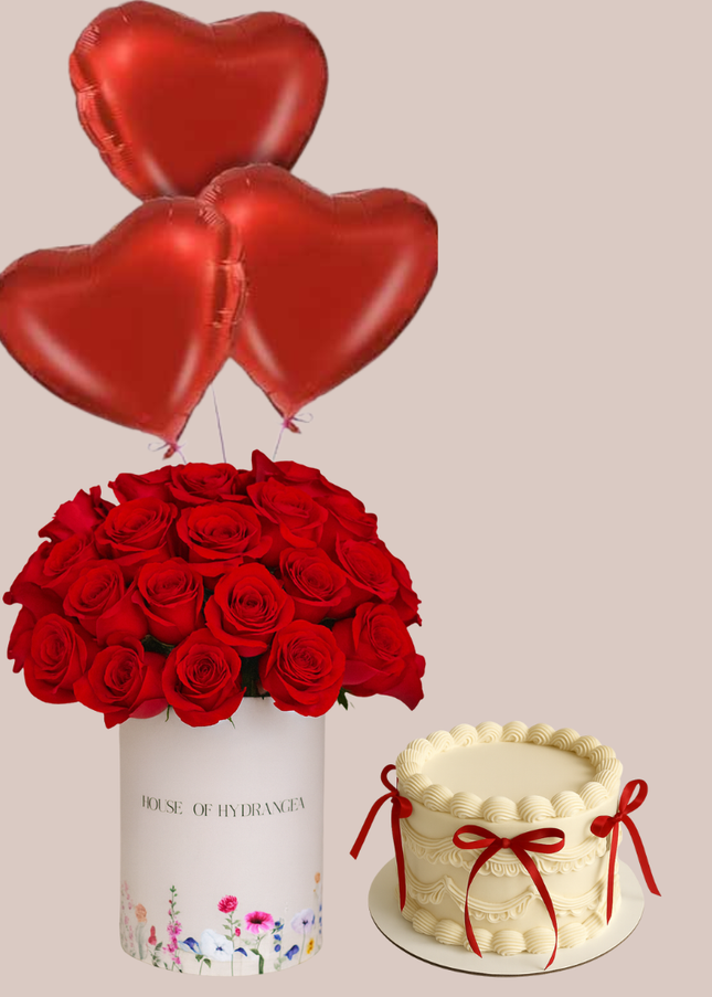 Red cake combo