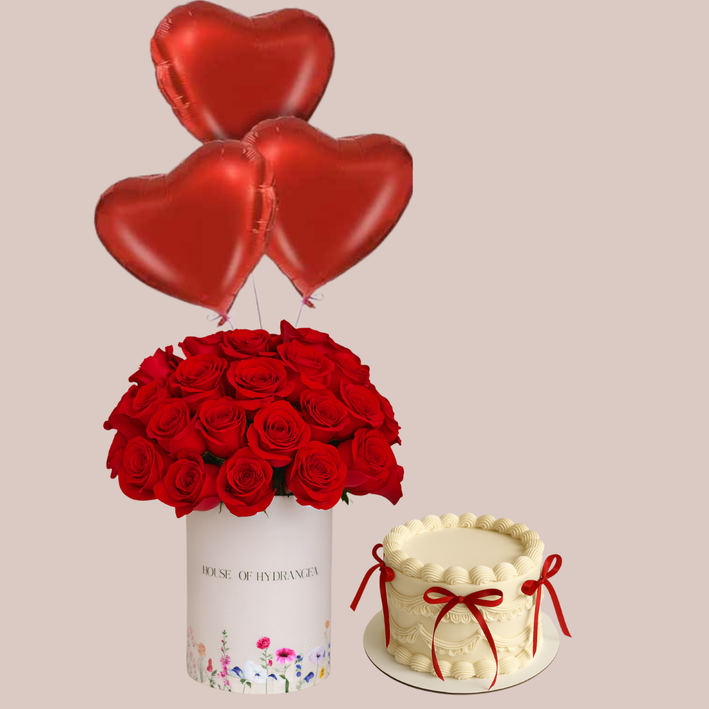 Red cake combo