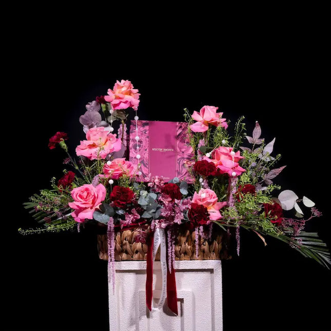 Basket Garden in Molton Brown Pastel Flowers Gift Basket Flowers Online Dubai