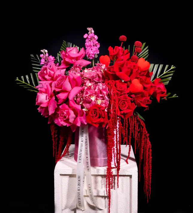 Basket of Pink Flowers  Elegant Fresh Pink Gift Basket Flower Shop Online Delivery