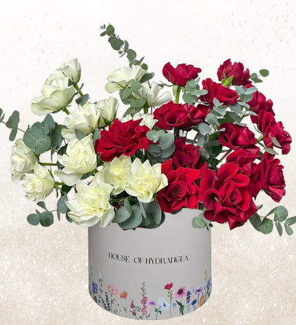 cherry dark red velvet roses white flower shop online order