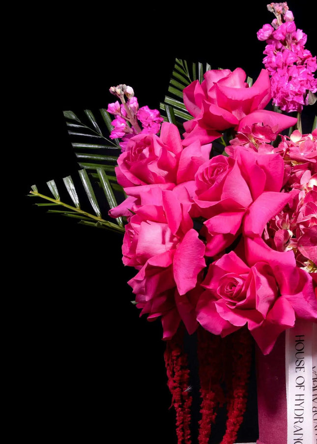 eternity red pink roses box same day lowers dubai