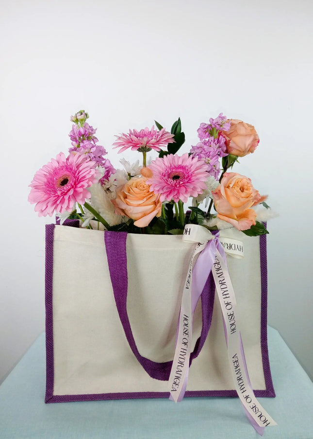 Lavender Beach Bloom Flowers Pink Gerbera Peach Roses Shop for Flowers Dubai