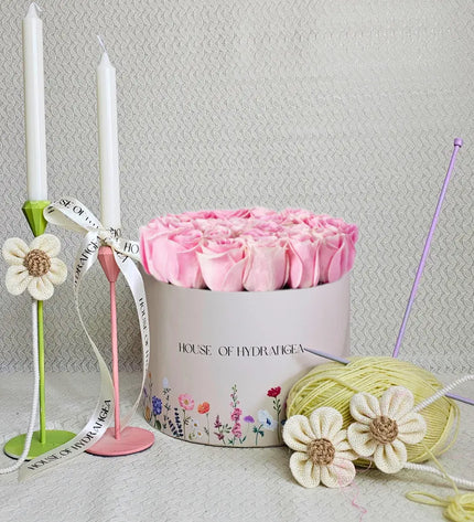lorena luxury pink roses bespoke flower arrangements dubai