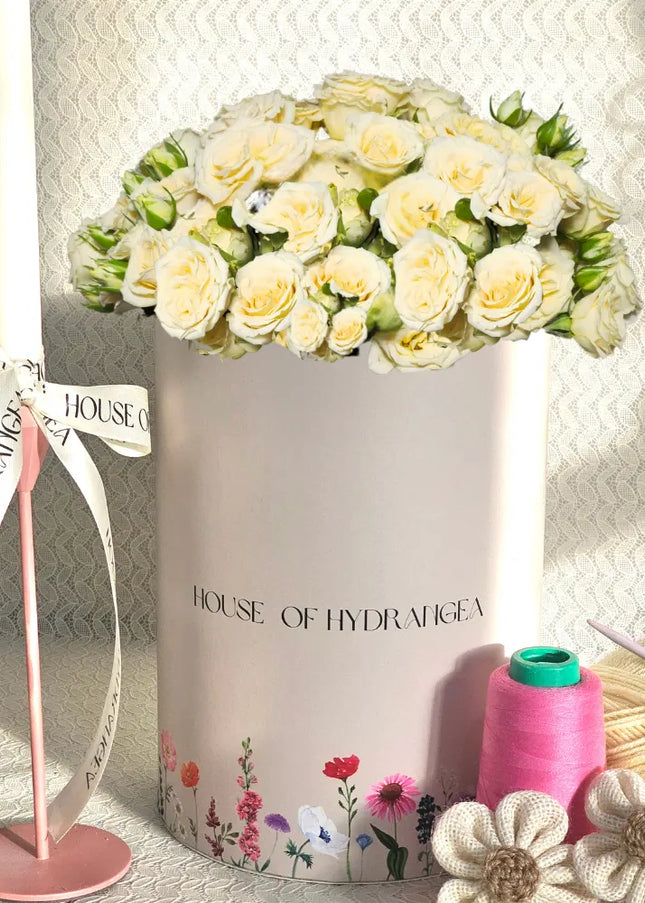 Premium Luxury Lemon Roses Lemon Flowers Box | Online Flower Store