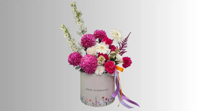 Handcrafted Tangerine beach box Send Flowers Fast  in Dubai