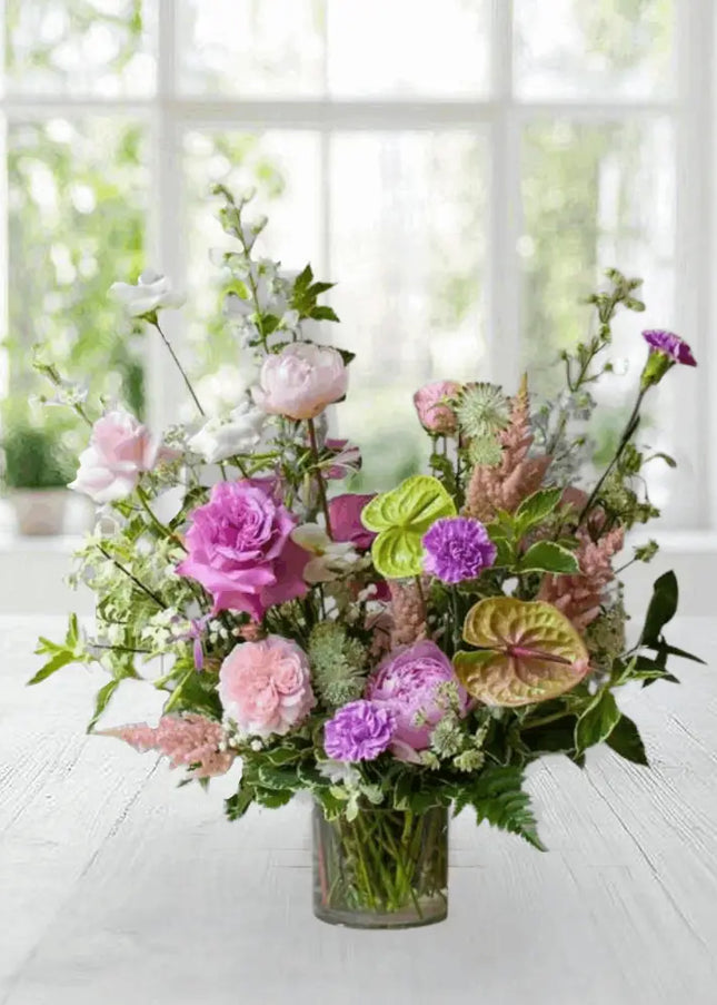 Victoria Roses Flowers  Pink & Mixed Tones  Gift Flowers Dubai