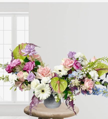 Vienna Vase Dutch Carnation & Anthurium Flowers  Flowers in Dubai Online